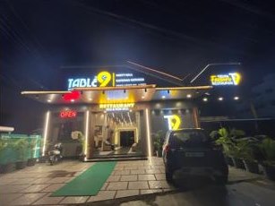 Restaurant at night